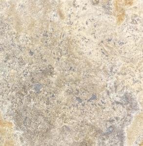 Gümüş Traverten Dolgulu Honlu - 30.5x30.5x1 CM