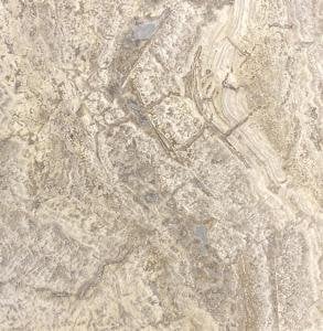 Gümüş Traverten Dolgulu Honlu - 40.6x40.6x1.2 CM