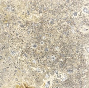 Gümüş Traverten Dolgulu Honlu - 45.7x45.7x1.2 CM