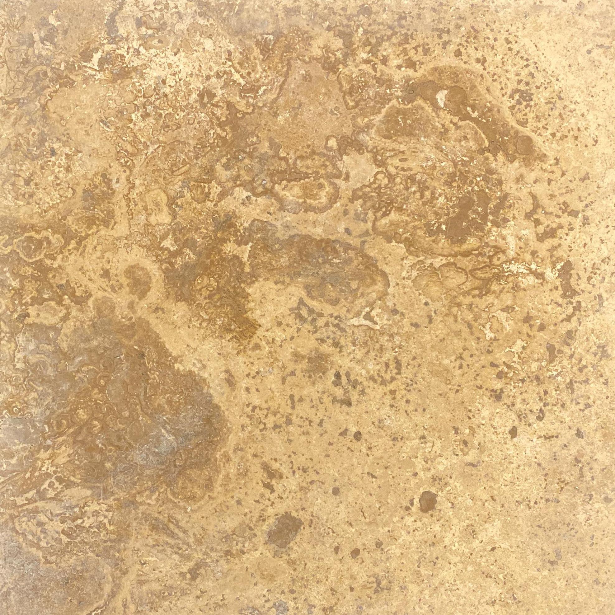 Noche Traverten Dolgulu Honlu - 40.6x40.6x1.2 CM