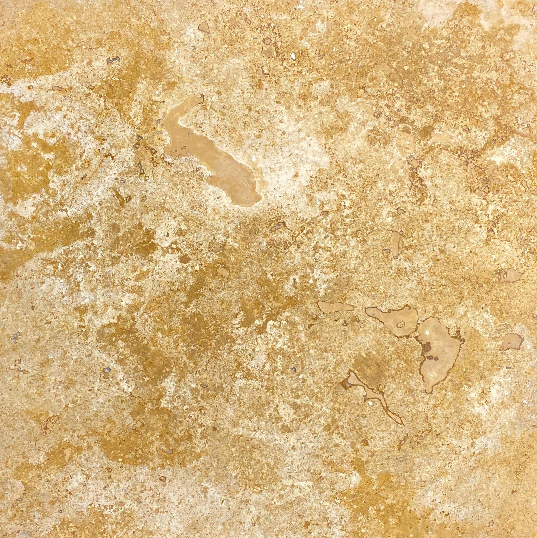 Sarı Traverten Dolgulu Cilalı - 45.7x45.7x1.2 CM