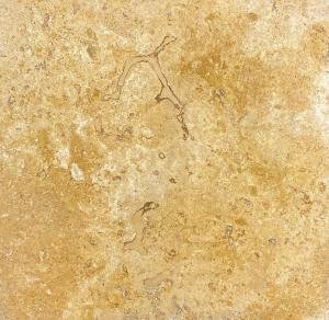 Sarı Traverten Dolgulu Cilalı - 45.7x45.7x1.2 CM