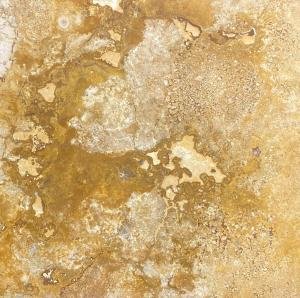 Sarı Traverten Dolgulu Honlu - 45.7x45.7x1.2 CM